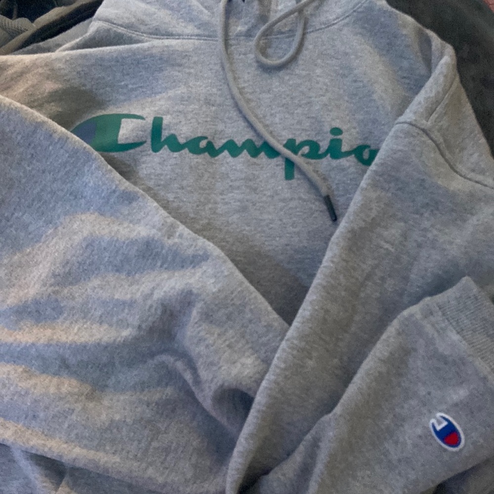 Grey Champion Hoodie, hardly worn and super cute!